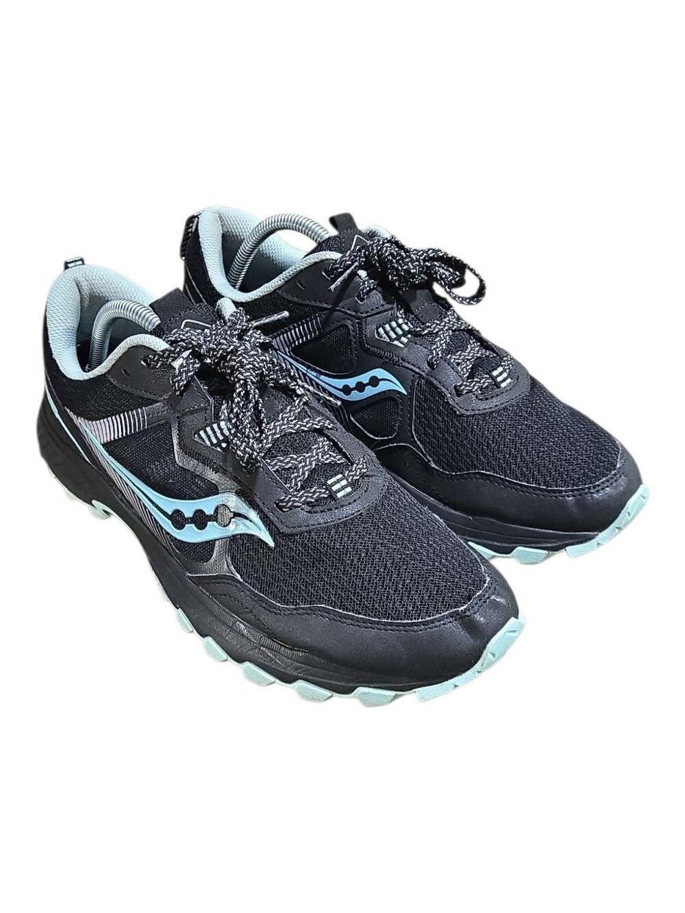Saucony Excursion TR16 Black Blue Womens Athletic Sneaker Size 11